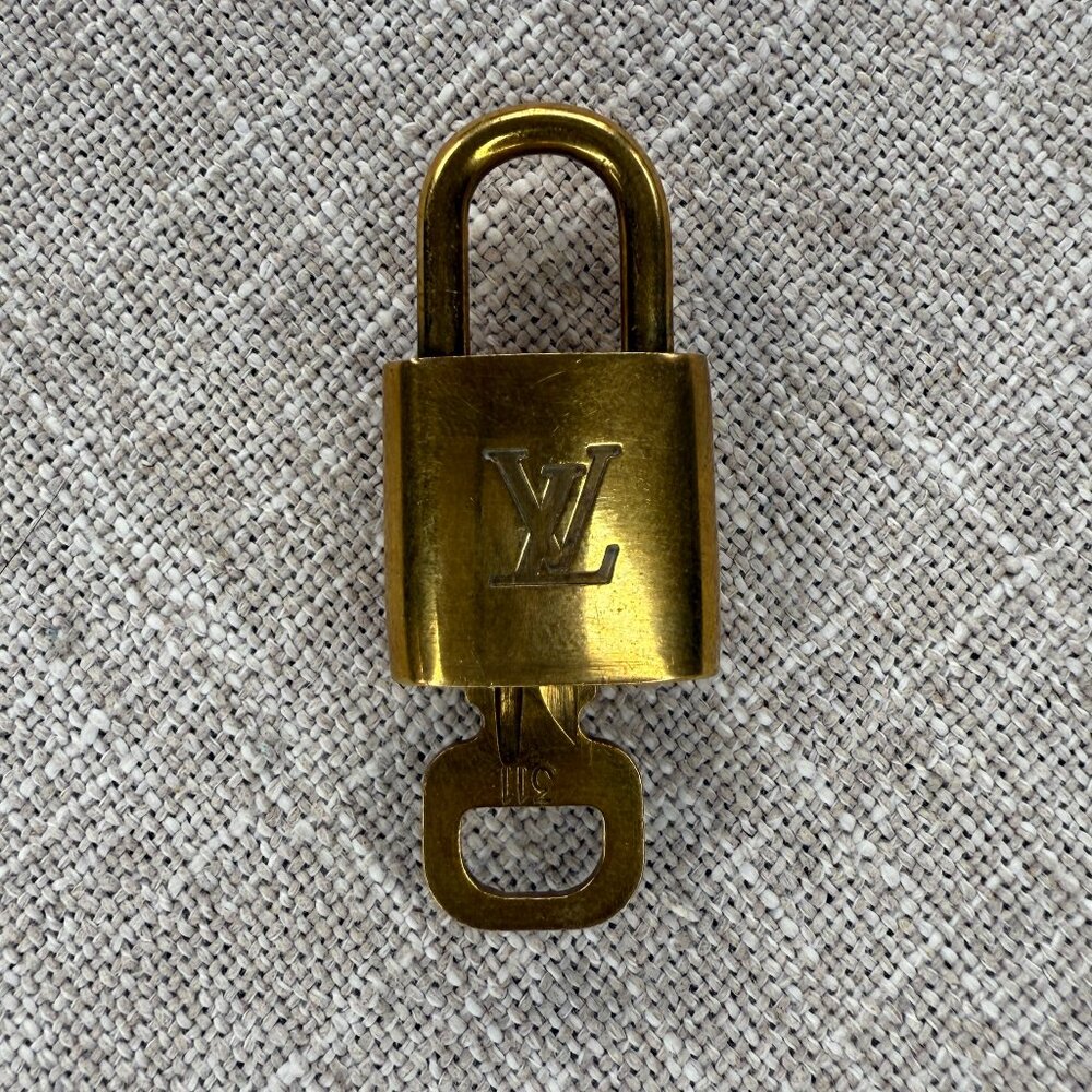 Louis Vuitton Brass Lock and Key #311